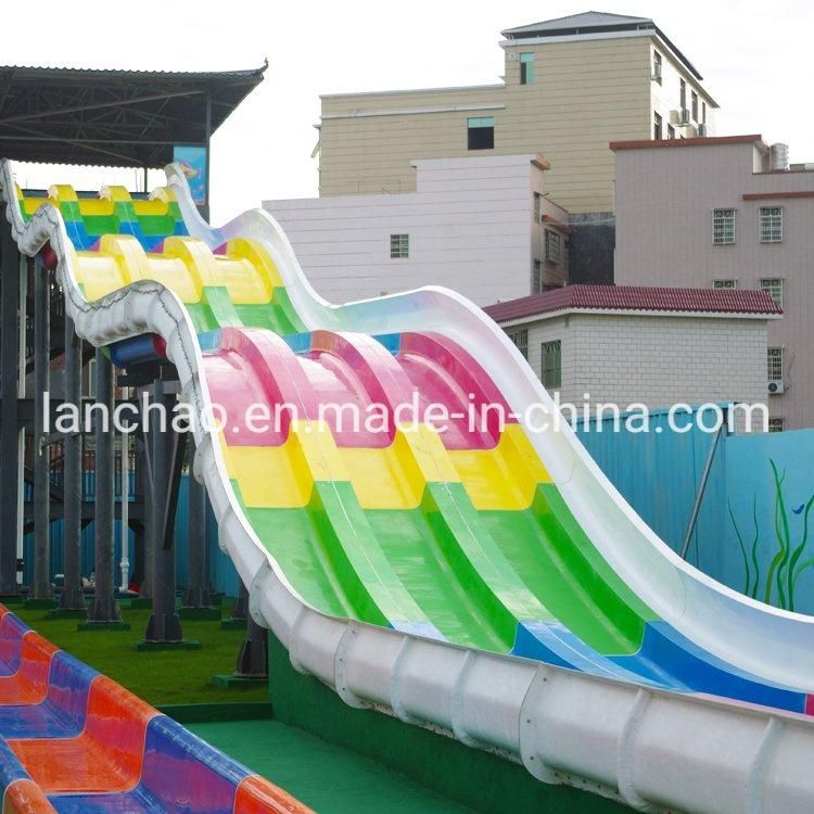 Outdoor Playground Water Park Play Equipment Fiberglass Slide for Sale