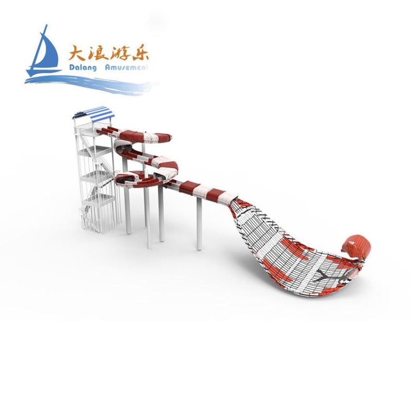 Big Water Park Slide Fiberglass Aqua Park Equipment