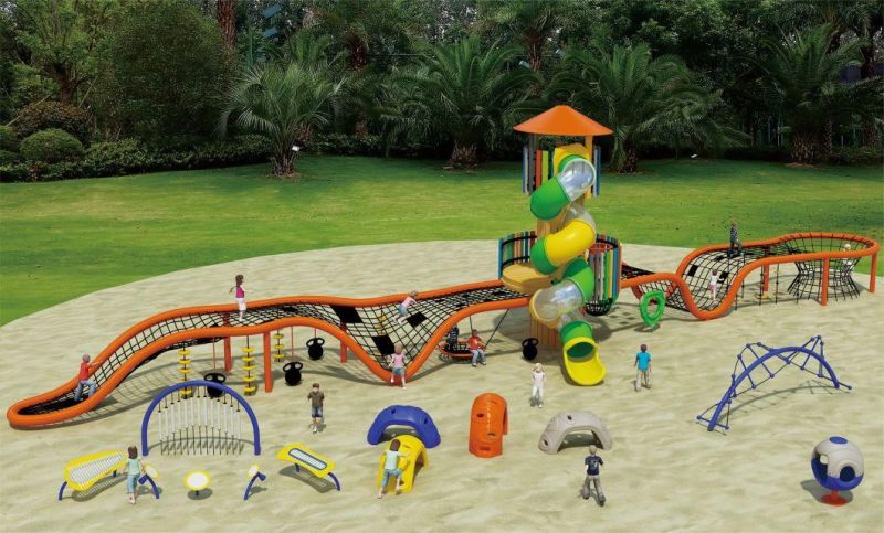 Lower Price Outdoor Playground Toddler Climbibing Equipment Intertesting Combination