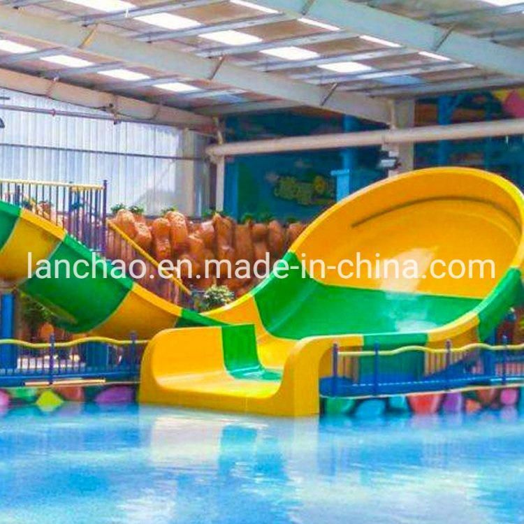 Fiberglass Mini Gyration Water Slide for Family with SGS (LC-WS11)