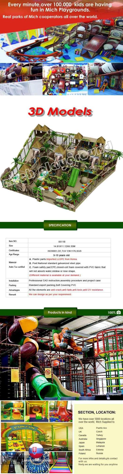 Cheap Indoor Playground Equipment for Special Needs Children