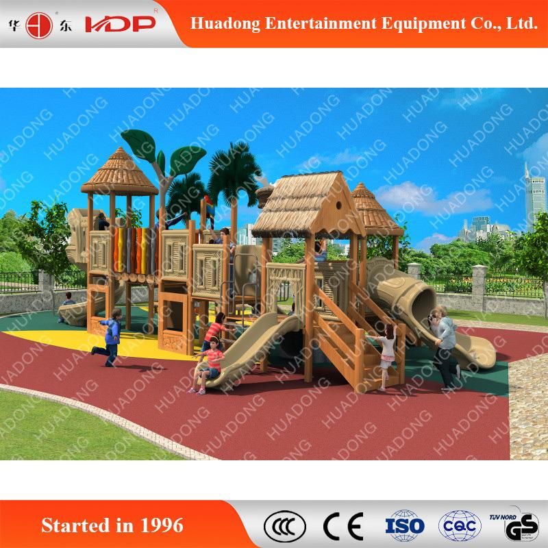 Children Slider Amusement Park Wooden Slide for Sale (HD-MZ023)