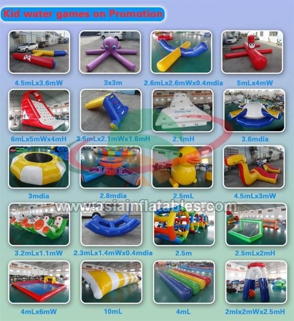 PVC Tarpaulin Inflatable Water Blob, Inflatable Water Jumping Pillow