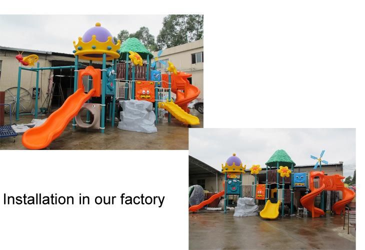 LLDPE Fashion Design Kids Plastic Outdoor Playground Equipment (TY-F08801)