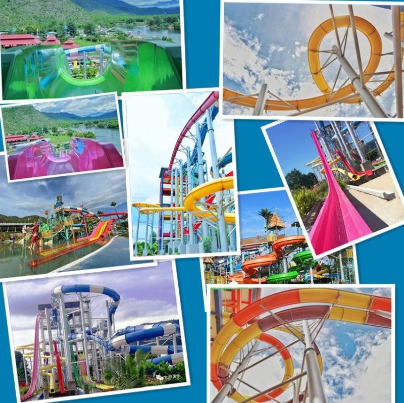 Family Raft Fiberglass Water Slide (WS058)