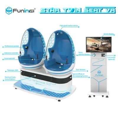 9d Two Seats Virtual Reality Cinema Simulator