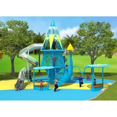 Popular Funny Plastic Kindergarten Children Amusement Park Funland Kids Outdoor Playground Equipment