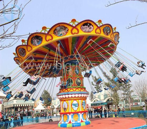 New Super Wave Swinger Flying Chair Fairground Rides for Sale