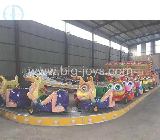 Amusement Park Fiberglass Mini Shuttle Kindergarten School Kids Ride Track Train
