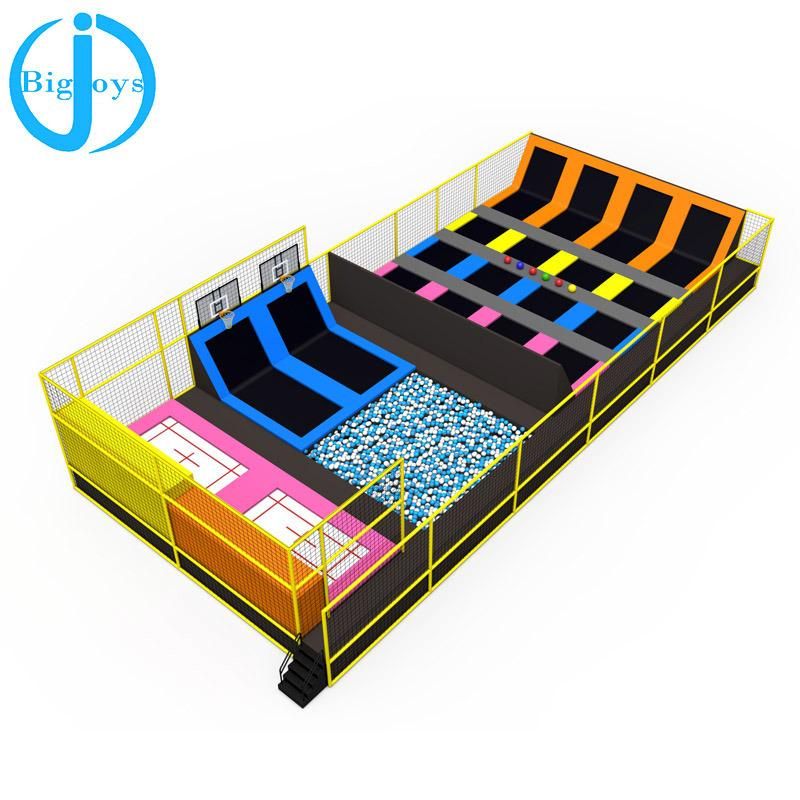 Professional Trampoline Indoor Park with Customized Design for Sales