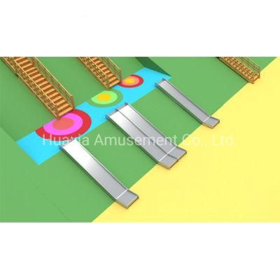 Rainbow Stainless Customized Large Used Outdoor Playground Equipment for Sale