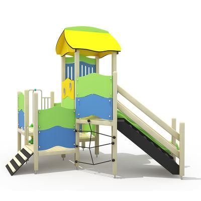 Preschool Kids Outdoor Play Station Plastic Climbing Sports Theme Funny Children Slides Playground for Kindergarten