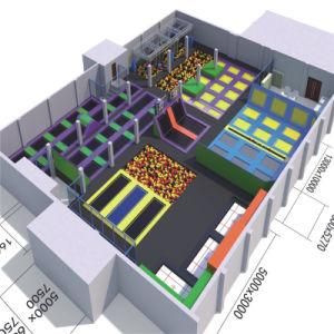 Indoor Children Playground and Big Amusement Trampoline