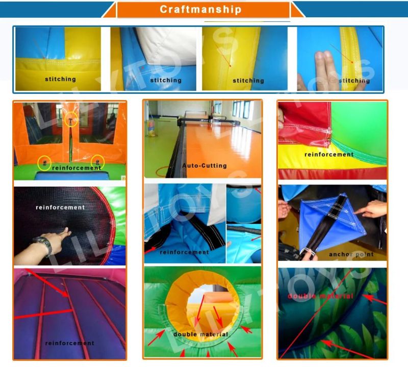 Nice Color Newest Inflatable Football Field with Post for Team