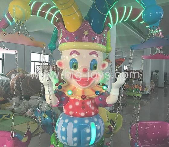 Kids Rides 16 Persons Clown Mini Flying Chair for Sale