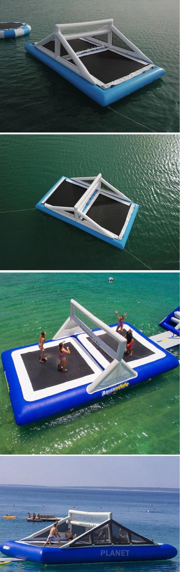 Outdoor Inflatable Water Volleyball Field for Sale