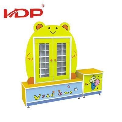 New Design Eco-Friendly Preschool Cartoon Children Furniture Plastic Cup Rack