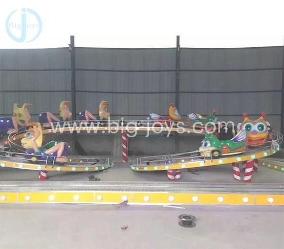 Amusement Park Fiberglass Mini Shuttle Kindergarten School Kids Ride Track Train