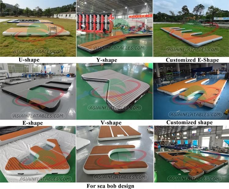 Hot Sale Inflatable Floating Dock Platform Inflatable Floating Toys