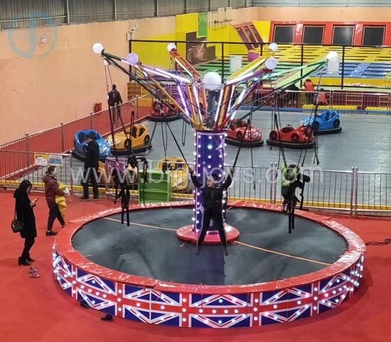 Kids Paradise Amusement Park 6 Person Bungee Inflatable Trampoline Outdoor Entertainment Equipment