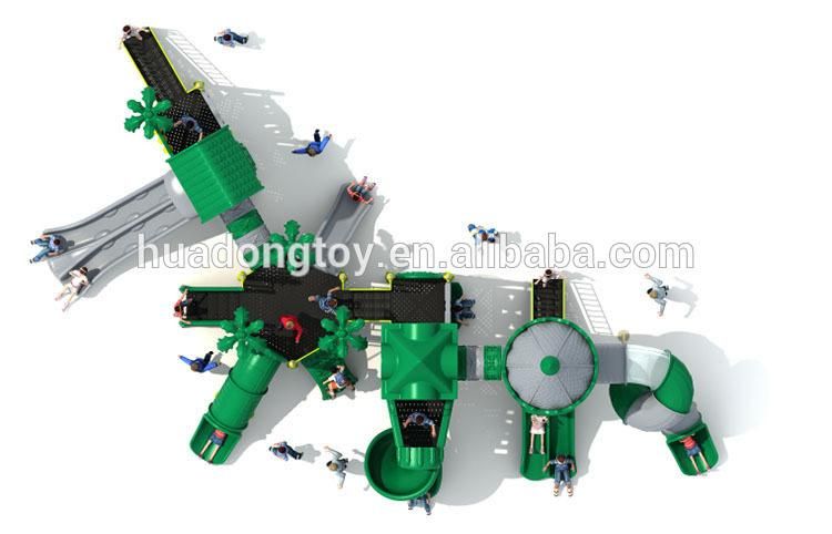 New Design Eco-Friendly Outdoor Playground Plastic Slide for Children