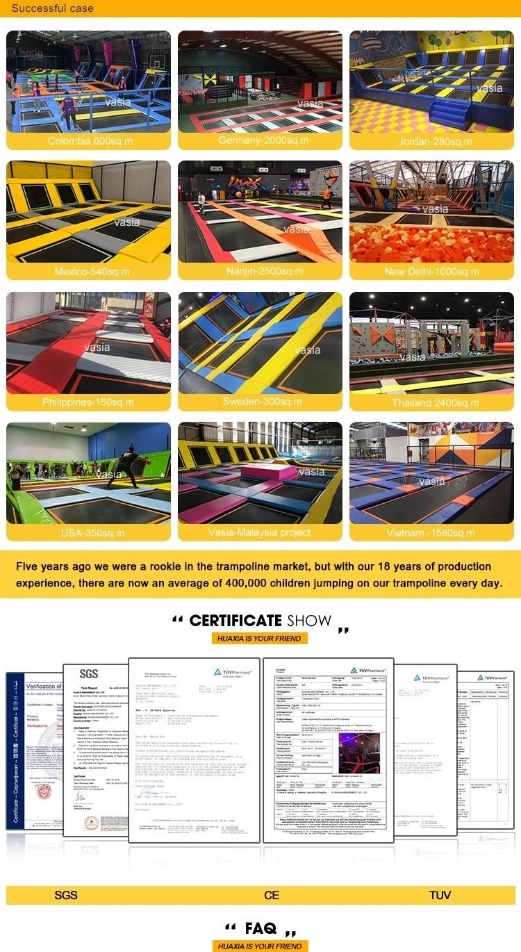 Commercial Trampoline Jumping Mat Free Jumping Trampoline Elastic Mat