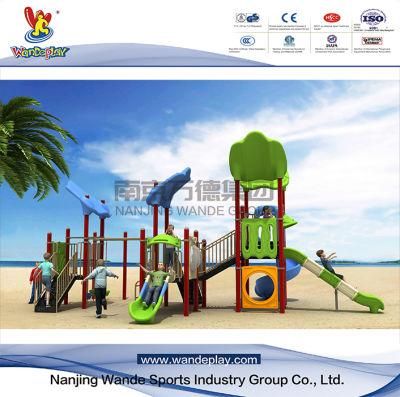 New Design School Outdoor Play Plastic Slide Parts Playground Equipment