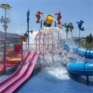 Interactive Splash Playground/ Water Park 6~8m Height/ Fiberglass Water Slide