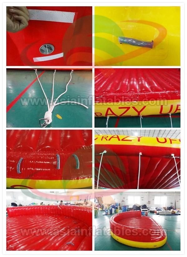 Commercial Grade Inflatable Crazy UFO Water Sports, Inflatable Water UFO for Water Park