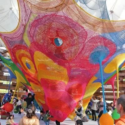 China Manufacturer Ninja Warrior Playground Trampoline Park Net Playground