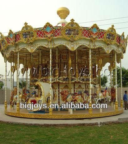 Attractive Design Amusement Park 6 Seats Carousel for Sale (BJ-carousel01)