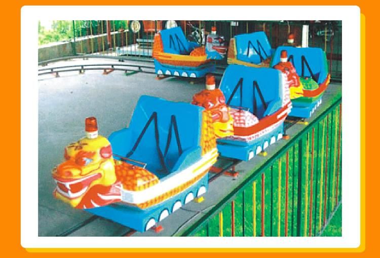 Kids Games Amusement Park Ride 12seats Chasing Train Electric Mini Train (KL6008)