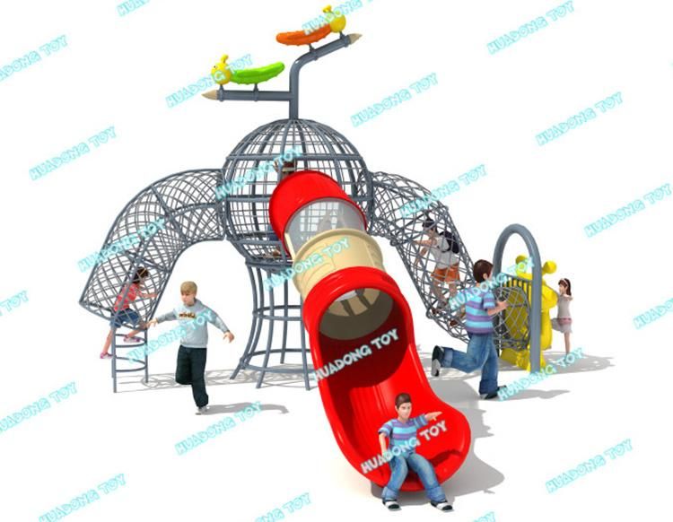 Small Climbing Rope Net Rope Equipment with Slide