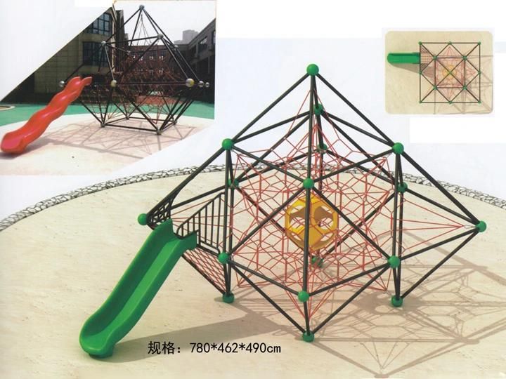 Kids Outdoor Steel Climbing Wall Structure