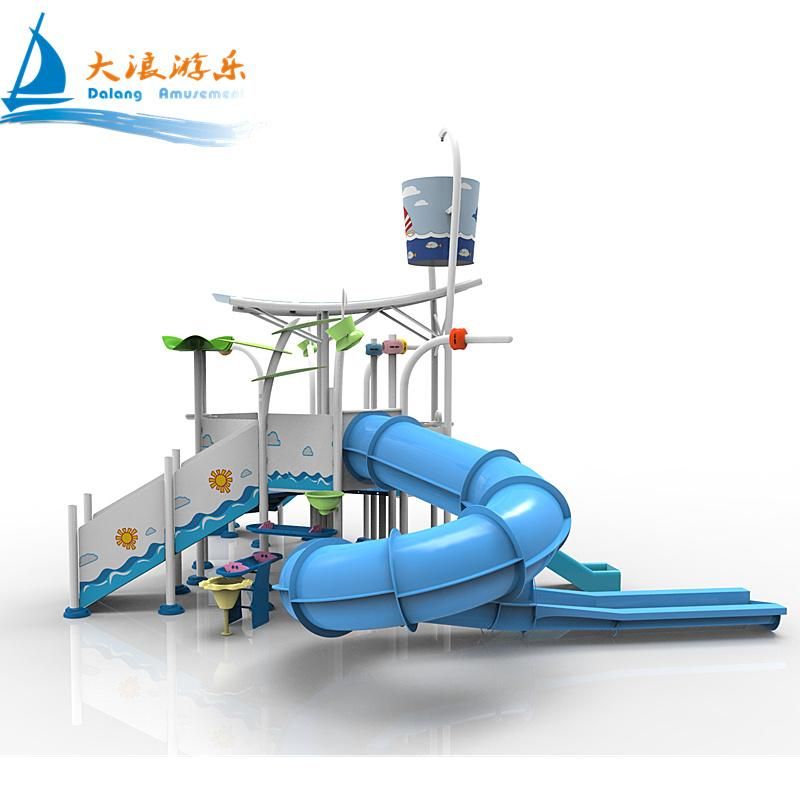 Aqua Park Equipment+Aqua Park Water Park Fiberglass Playground Water Slide for Kids