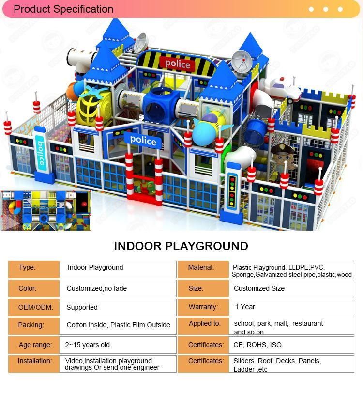 New Fashion Design Naughty Castle Indoor Playground (TY-0624C)