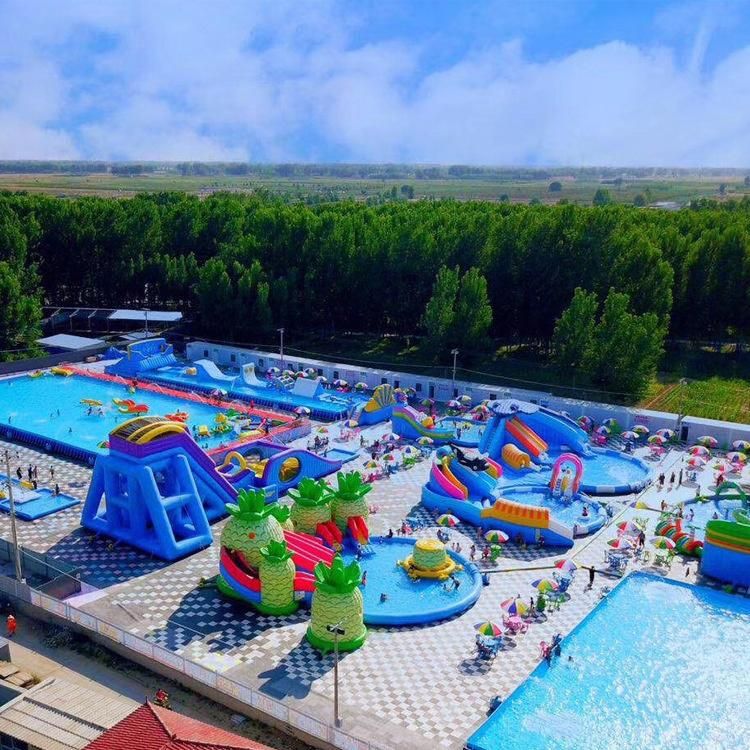 Safe and High Quality Large Inflatable Water Park for Kids and Adults