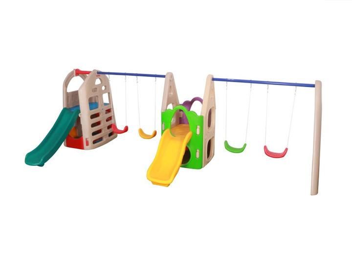 Garden Kids Playground Outdoor Swing and Slide Set