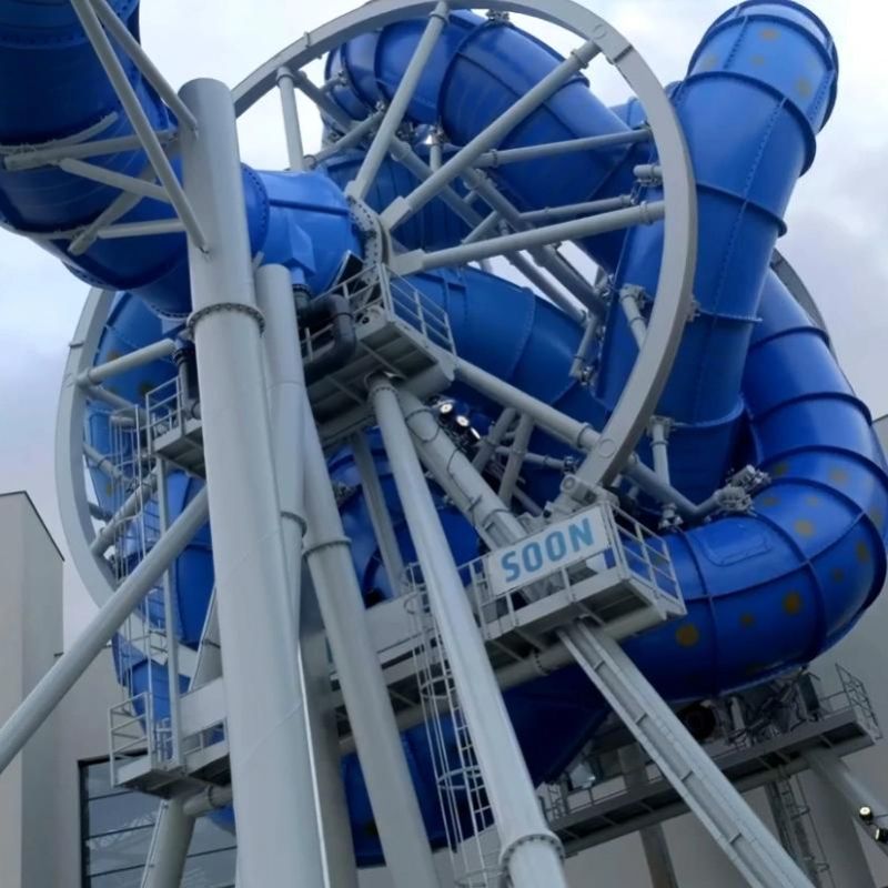 Commercial Water Park Equipment Fiberglass Water Pool Slide for Outdoor