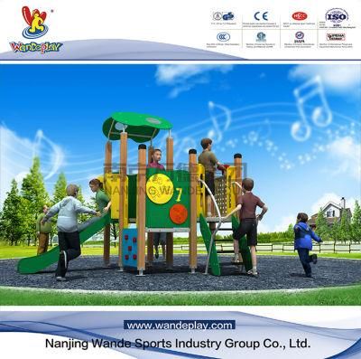 Wandeplay Wooden and PE Series Amusement Park Children Outdoor Playground Equipment with Wd-Bc204