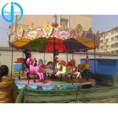 Rotary Carnival Rides Kids Horse Carousel for Sale