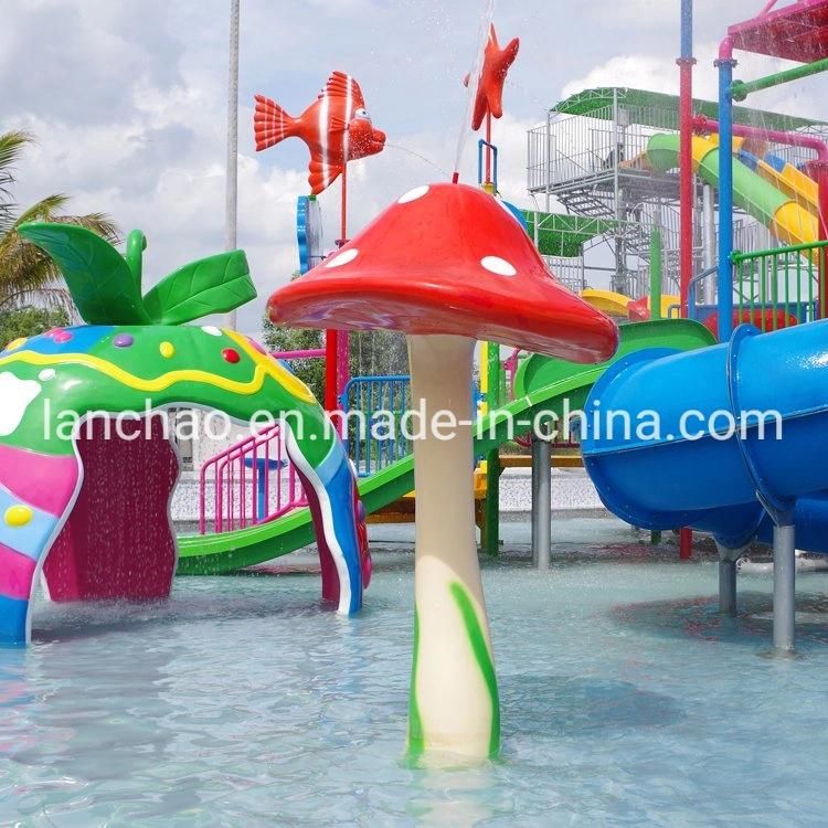 Fantastic Amusement Fiberglass Spray Water Park Equipment
