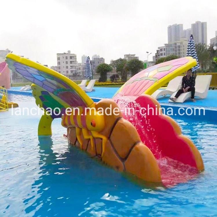 Water Park Playground Small Fiberglass Slide for Kids