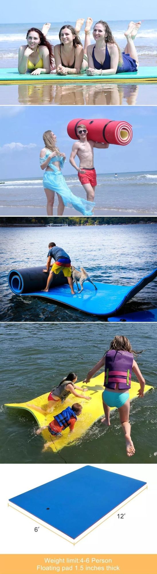 Factory Cheap Price Summer Floating Foam Water Floating Mat