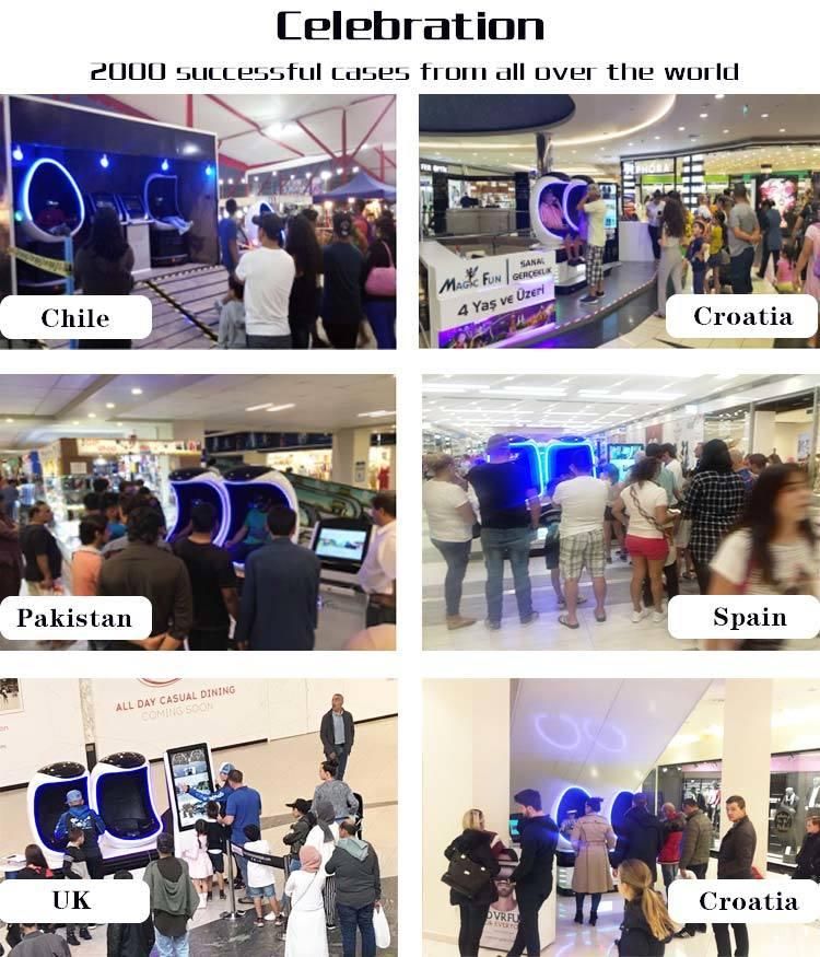 Multi-Seats Interactive Virtual Reality Games 9d Cinema Simulator