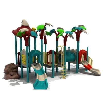 Forest Style Children&prime;s Amusement Park Outdoor Playground Slides