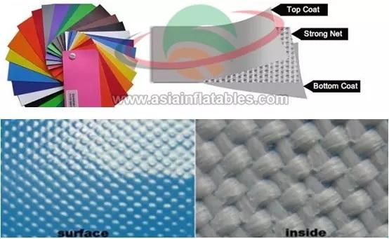 0.9 mm PVC Tarpaulin Green Inflatable Giant Water Pool