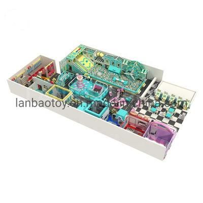 Large Multifunctional Interesting Commercial Children Plastic Indoor Playground