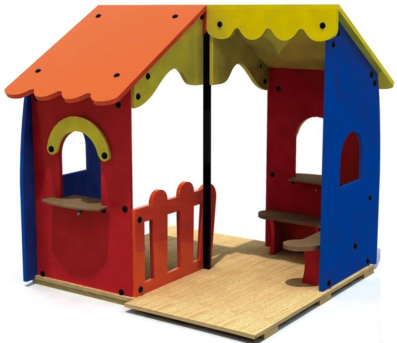 Popular PE Board Puzzle Games Small House Train City Theme Toys Kindergarten Amusement Park