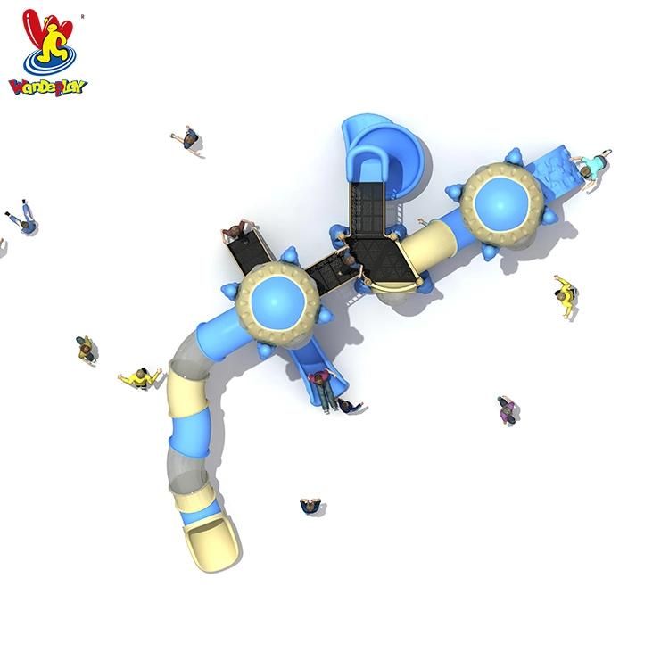 New Design Play Structure Children Toy Outdoor Playsets Rocket Outdoor Playground Amusement Park Equipment
